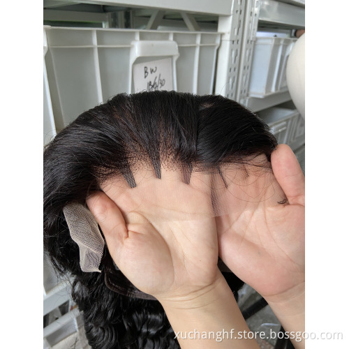 Blond Virgin brazilian short afro deep kinky curly wig front full lace human hair wig for black women,short woman hair wig human